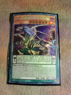 Yugioh: Chaos Emperor, The Dragon Of Armageddon - BLAR-EN051 Secret Rare 1st NM - Image 1
