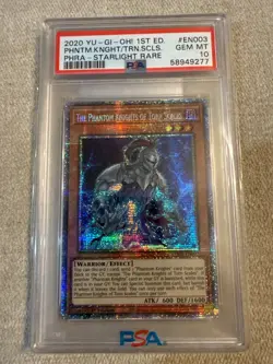 YUGIOH 1ST PHRA-EN003 PHANTOM KNIGHTS OF TORN SCALES PSA 10 GEM MINT #58949277 - Image 1