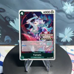 One Piece Yamato OP02-042 Judge Stamp Promo R NM - Image 1