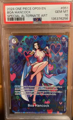 2024 Boa Hancock OP09-051 SP Alternative Art Emperor's World One Piece PSA 10 - Image 1