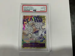 2023 One Piece Monkey.D.Luffy Alt Art OP05-119 Awakening of the New Era PSA 10 - Image 1