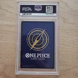 One Piece Jewelry Bonney OP07-026 Alt Art PSA 10 ENGLISH ERROR Label (READ DESC) - Image 2