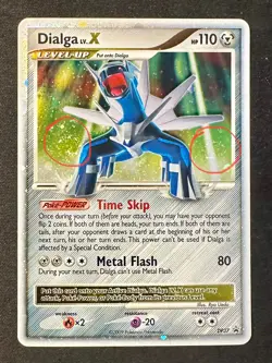 Dialga Lv. X DOUBLE SWIRL! DP37 2009 D&P Black Star Promo Pokemon Card - Nm/Vlp - Image 1