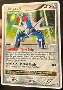 Dialga Lv. X DOUBLE SWIRL! DP37 2009 D&P Black Star Promo Pokemon Card - Nm/Vlp - Image 2