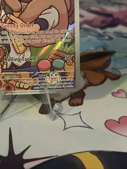 Pokemon TCG Destined Rivals Arven's Greedent Illustration Rare Card 205/182 - Image 5
