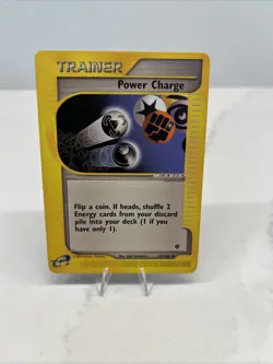Power Charge 147/165 Uncommon Expedition Pokemon Card 2002 WOTC E Reader Card - Image 1