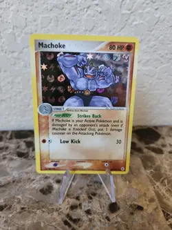 Machoke 41/101 EX Hidden Legends Holo Pokemon Card NM - Image 2