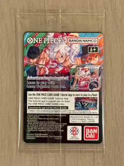 One Piece Monkey.D.Luffy P-055 (College Basketball US Voyage) Promo Card SEALED - Image 2