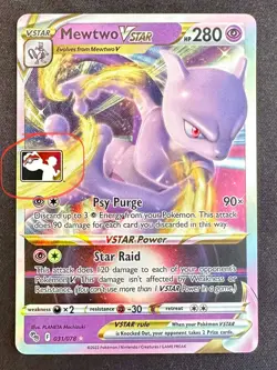 Mewtwo VSTAR 031/078 Play! Prize Pack Series 3 Pokemon Card Exclusive Promo - Nm - Image 1