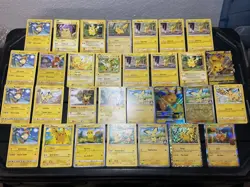 (30) Pikachu CARDS LOT VTG HOLO Raichu Stamped Red Cheeks Halloween Alolan Gx V - Image 1