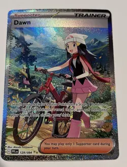 Dawn 129/094 Pokemon TCG Phantasmal Flames SIR NM English Pokemon Card - Image 1