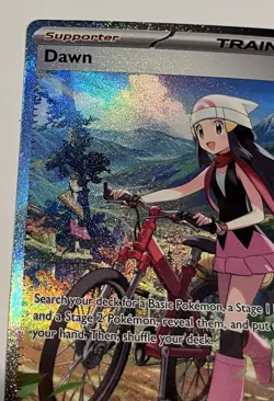 Dawn 129/094 Pokemon TCG Phantasmal Flames SIR NM English Pokemon Card - Image 2