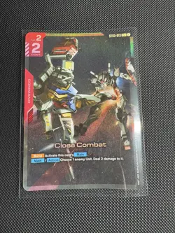 Close Combat - ST03- 013- C+ Alt Art - Gundam TCG Card Game Clan Unity - Image 1