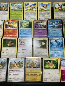 (30) EEVEE CARDS LOT VTG GLACEON LEAFEON ESPEON JOLTEON EVOLUTION Holo Korean - Image 3