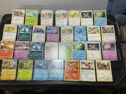 (30) EEVEE CARDS LOT VTG GLACEON LEAFEON ESPEON JOLTEON EVOLUTION Holo Swirls - Image 1