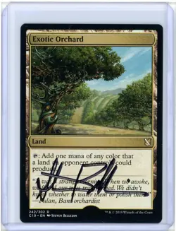 Exotic Orchard Commander 2019 Rare Signed Artist Proof MTG - Image 1