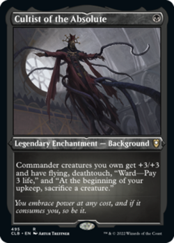 x1 Cultist of the Absolute - Foil Etched R MTG Commander Legends: Battle for Bal - Image 1