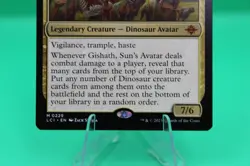 Mint/Near-Mint, English - 1 x MTG Gishath, Sun's Avatar - Foil The Lost Caverns - Image 4