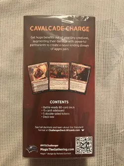 MTG Magic Cavalcade Charge Challenger Deck 2020 New Factory Sealed - Image 2