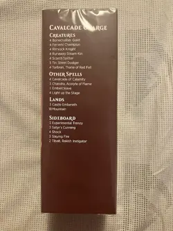 MTG Magic Cavalcade Charge Challenger Deck 2020 New Factory Sealed - Image 3