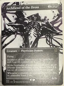Archfiend of the Dross (Showcase) Phyrexia: All Will Be One Regular Mtg - Image 1