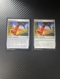 Swiftfoot Boots Magic The Gathering NM, Pair Of Two (2) NM Never Played - Image 1