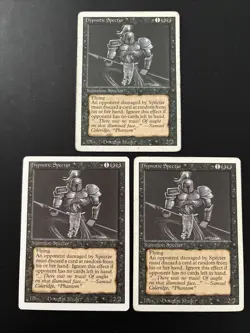 3x Hypnotic Specter Revised Edition MTG Magic LP MP - Image 1