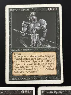 3x Hypnotic Specter Revised Edition MTG Magic LP MP - Image 2
