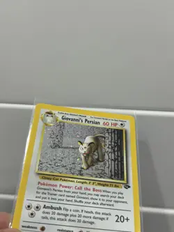 Pokemon TCG - Giovanni's Persian - Gym Challenge Holo Rare 08/132 (NM) - Image 2