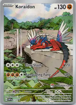 Koraidon - (Pokemon Center) 014 SV: Scarlet & Violet Promo Cards LP PKM - Image 1