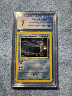 CGC 7 Graded Subgrades Pokemon Shining Gyarados 65/64 Neo Revelation Holo Rare - Image 1