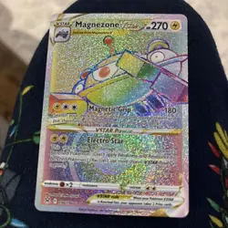 Magnezone VSTAR 198/196 secret Rainbow Rare - 2022 Pokemon Lost Origin NM - Image 1