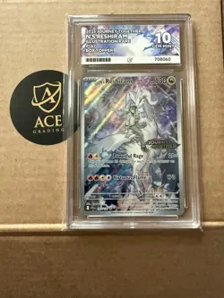 Pokemon N’s Reshiram 167/159 Journey Together Stamped Booster Box Topper ACE 10 - Image 1