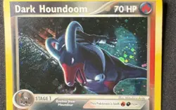 Dark Houndoom 5/109 Holo Rare Team Rocket Returns Pokemon CRAZY SWIRL - Image 3