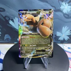 Pokemon Dragonite EX 74/111 XY-Furious Fists Holo LP - Image 1