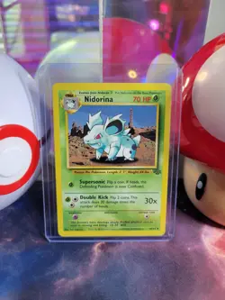 Nidorina 40/64 Pokemon TCG Jungle Unlimited Regular Uncommon LP - Image 1