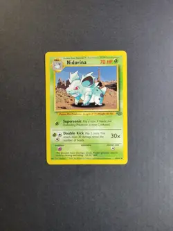 Nidorina 40/64 Pokemon TCG Jungle Unlimited Regular Uncommon LP - Image 2