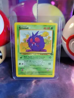 Venonat 63/64 Pokemon TCG Jungle Unlimited Regular Common MP - Image 1