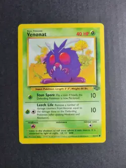 Venonat 63/64 Pokemon TCG Jungle Unlimited Regular Common MP - Image 2