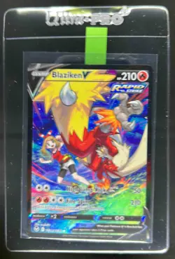 2022 Pokemon SWSH Silver Tempest Blaziken V Trainer Gallery Holo #TG14/TG30 - Image 1
