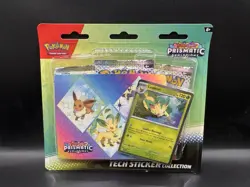 Pokemon Prismatic Evolutions Tech Sticker Collection Lot of 3 Different Blisters - Image 2
