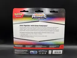 Pokemon Prismatic Evolutions Tech Sticker Collection Lot of 3 Different Blisters - Image 3