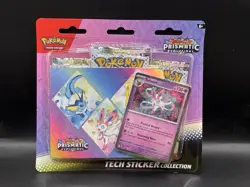 Pokemon Prismatic Evolutions Tech Sticker Collection Lot of 3 Different Blisters - Image 4