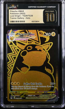 Pikachu Vmax TG29/TG30 Pokemon Lost CGC 10 Pristine - Image 1