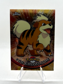 Growlithe #58 Pokemon Topps Chrome - Image 1