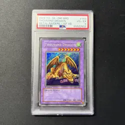 2002 Yu-Gi-Oh! Thousand Dragon [MRD-143] Metal Raiders 1st Edition PSA 4 VG-EX - Image 1