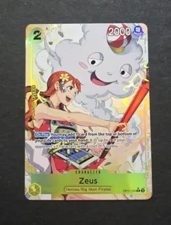 2025 One Piece Gaming A Fist of Divine Speed Zeus Alternate Art #OP11-106 - Image 1
