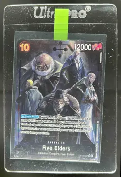 2025 One Piece Carrying On His Will Five Elders Alternate Art #OP13-082 - Image 1