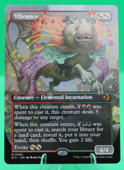 Vibrance MINT Borderless 295 Lorwyn Eclipsed ECL MTG Mythic Unplayed English NM - Image 1