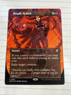 Deadly Rollick (Borderless) Commander Masters Regular - Image 1